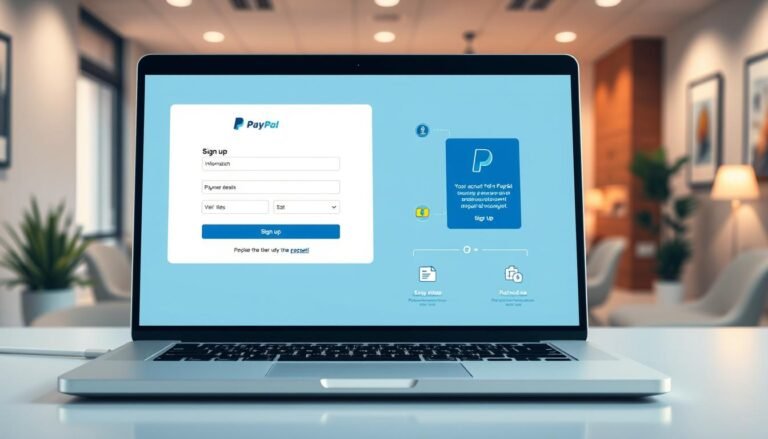 criar conta no PayPal